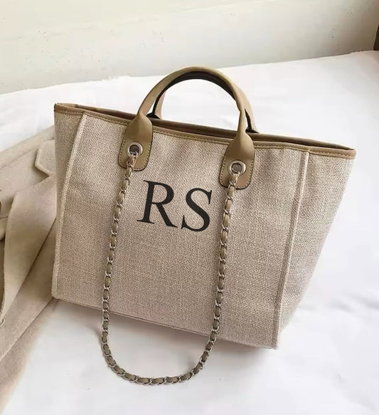 Tote Handbag - Cream